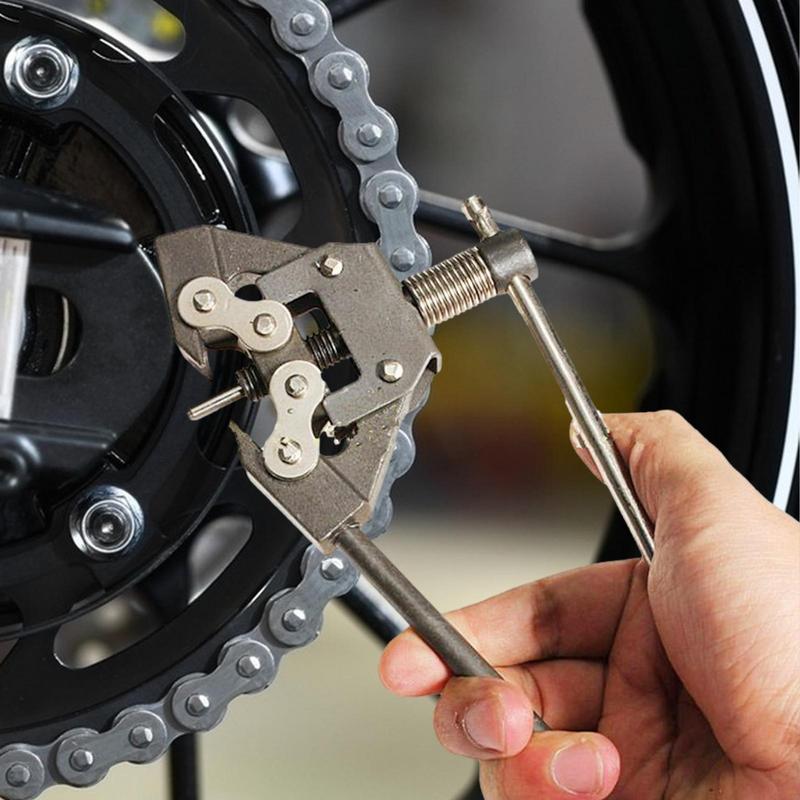 Motorcycle Chain Breaker Steel Motorcycle Chain Remover Cutter Roller Chain Puller Holder Connecting For Motorcycle Bike Chains