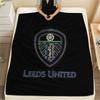 Leeds United Flanelldecke, Hohe Qualität, Bequem für alle Jahreszeiten, Heimdekoration, Wärme und Komfort
