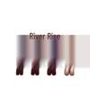 Luxuriöses weinrotes Set künstlicher Nägel - 24 mittellange Ballerina-Nägel mit metallischem Spiegel French Nail Art Aufklebern.