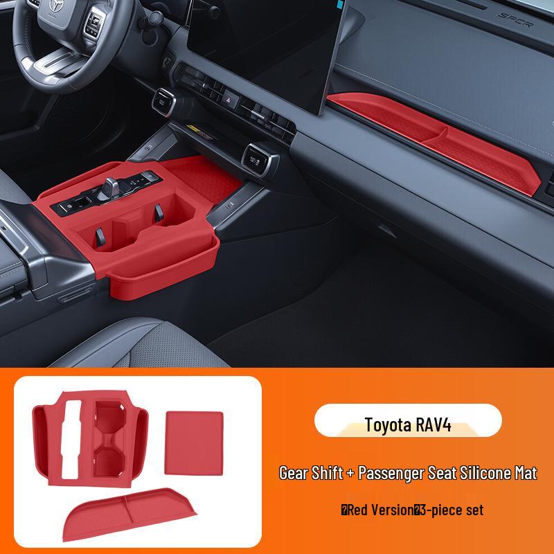 Silicone Non-Slip Mat for Toyota RAV4/Wildlander Center Console Storage, 26 Models