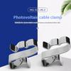 50Pcs Stainless Steel Solar Cable Clamps Solar Cable Fastener Organizers Solar Panel Wire Clamp Easy To Install