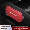 Car Leather Knee Mat Armrest Soft Pad Thigh Support Cushion For Mercedes Benz AMG W203 W205 W206 W211 W220 W212 W201 W210 W221
