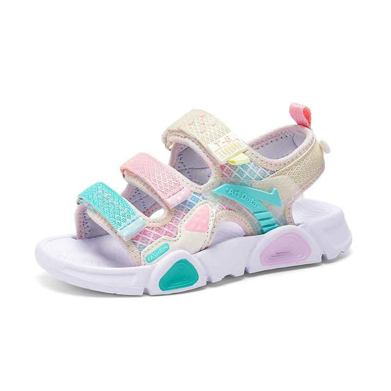 

Летние детские модные легкие сандалии, пляжная обувь, тапочки, спортивная обувь с низким берцем, уличная обувь для подиума 35