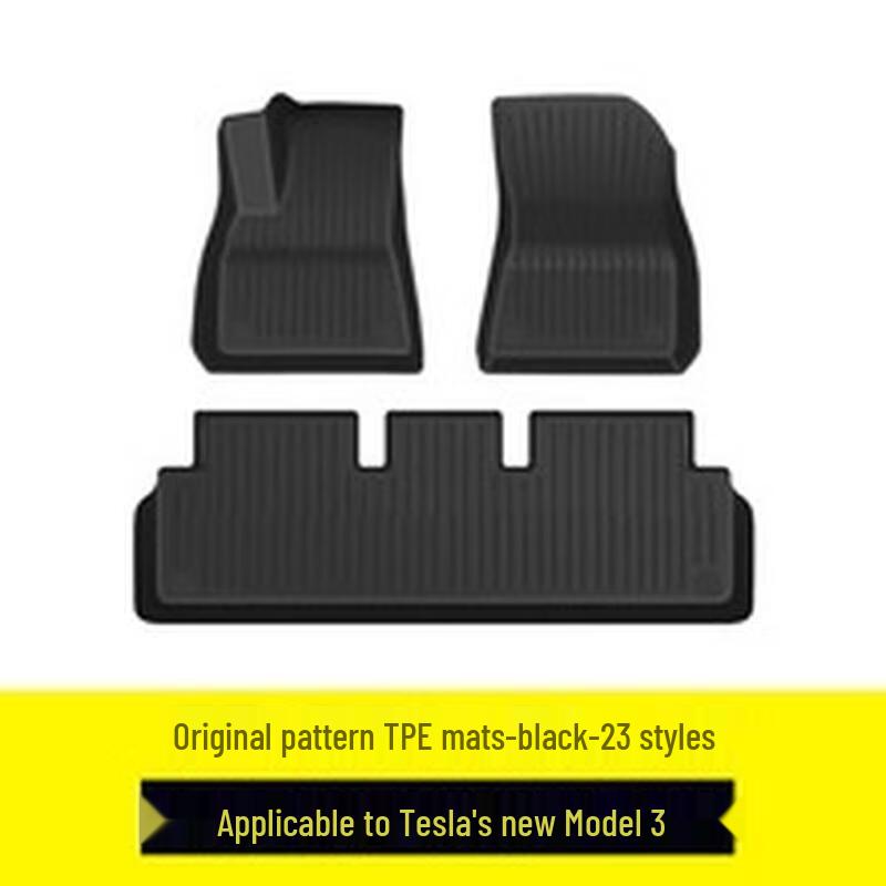 Aige Tesla Model 3 Highland TPE All-Weather Floor Mats
