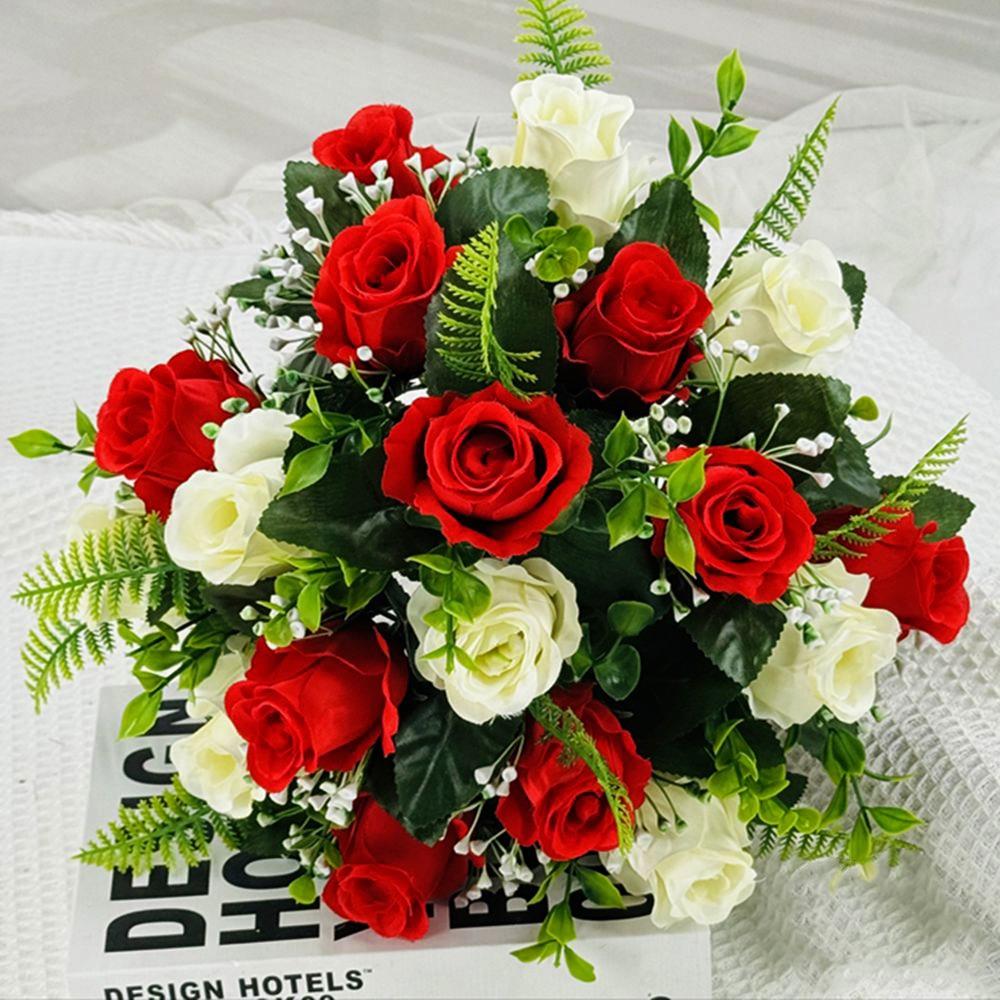 18 Heads Real Happy Lucky Flower 8 Colors Crystal Grass Bouquet  Home Decorative