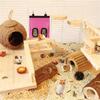 Pet Hay Bag for Rabbit, Guinea Pig, Chinchilla - Hanging Feeder Bag