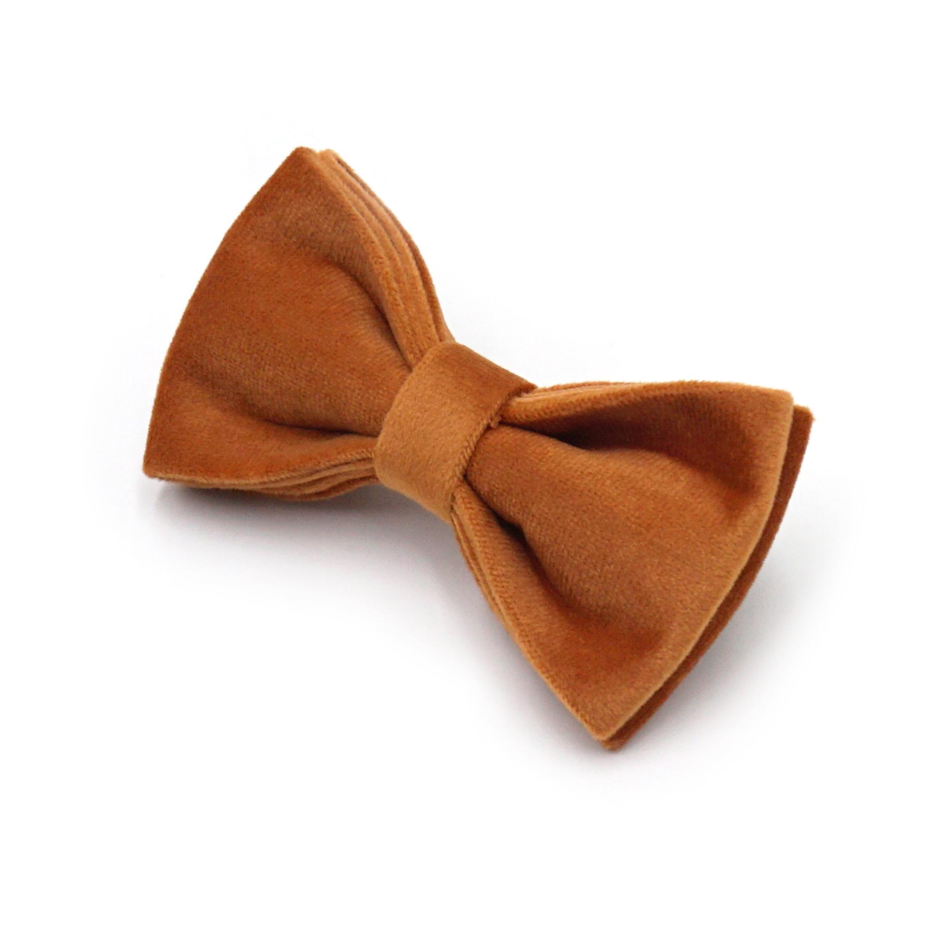 Velvet Dog Bow Tie - Stylish Pet Accessory L: 11x6cm