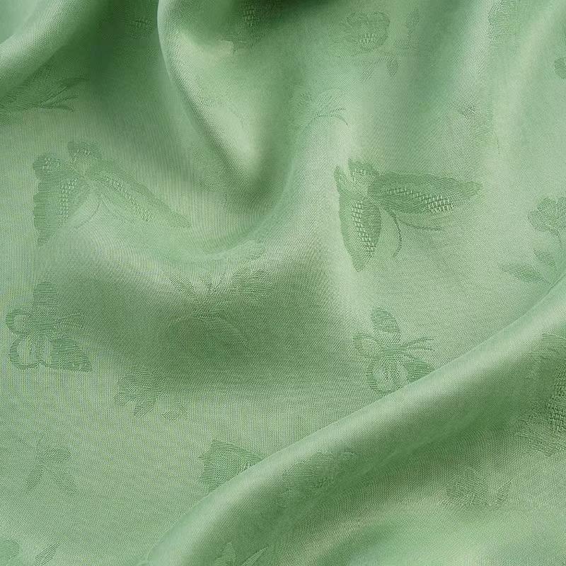 50x145cm Butterfly Jacquard Cotton Linen Fabric for Diy Sewing Dress Shirt Skirt Pants Clothing Vintage Summer Cloth