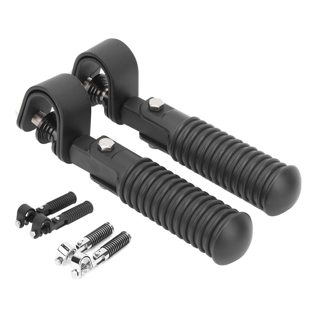 Pár motocyklových stupaček Clamp Držák na stupačku pro 1palcový motor Crash Bar Guard Fit pro