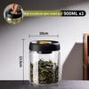 De Rian Vacuum Sealed Glass Storage Jar