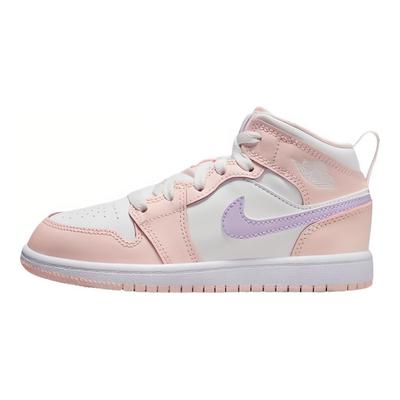 Air 1 Mid PS Pink Wash Kids Sneakers White Violet-Frost FD8781-601