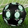Raja Club Athletic Size 5 Soccer Ball, Machine-Stitched PVC, Durable & High Bounce, All Ages Fit, Fan Merchandise, Matches & Outdoor Use.