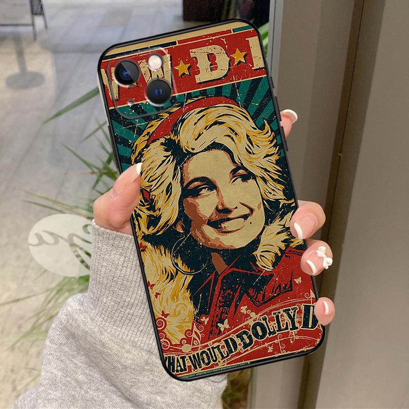 Dolly Parton Case For iPhone 17 Pro Max 16 15 13 12 11 14 Pro Max Plus 13 12 Mini 16e 17 Air Back Cover