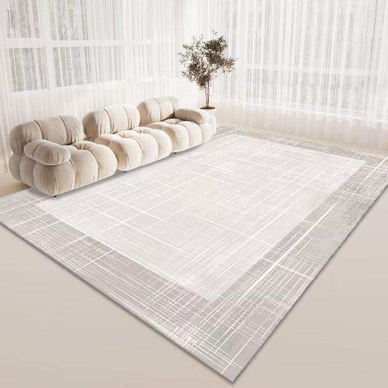 Geometrisch bedruckte Dekoration Heimteppich Wohnzimmer Moderner Stil 200x250 Große Bereichsteppiche für Schlafzimmer Weiche Rutschfeste Matte Kinder