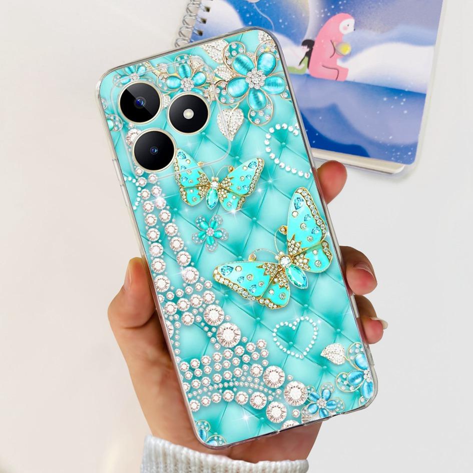 For Cover Realme C53 Phone Case 6.74" 2023 New Fashion Astronaut Soft Silicone Clear Back Cover For Realme C53 RMX3760 C 53 Capa