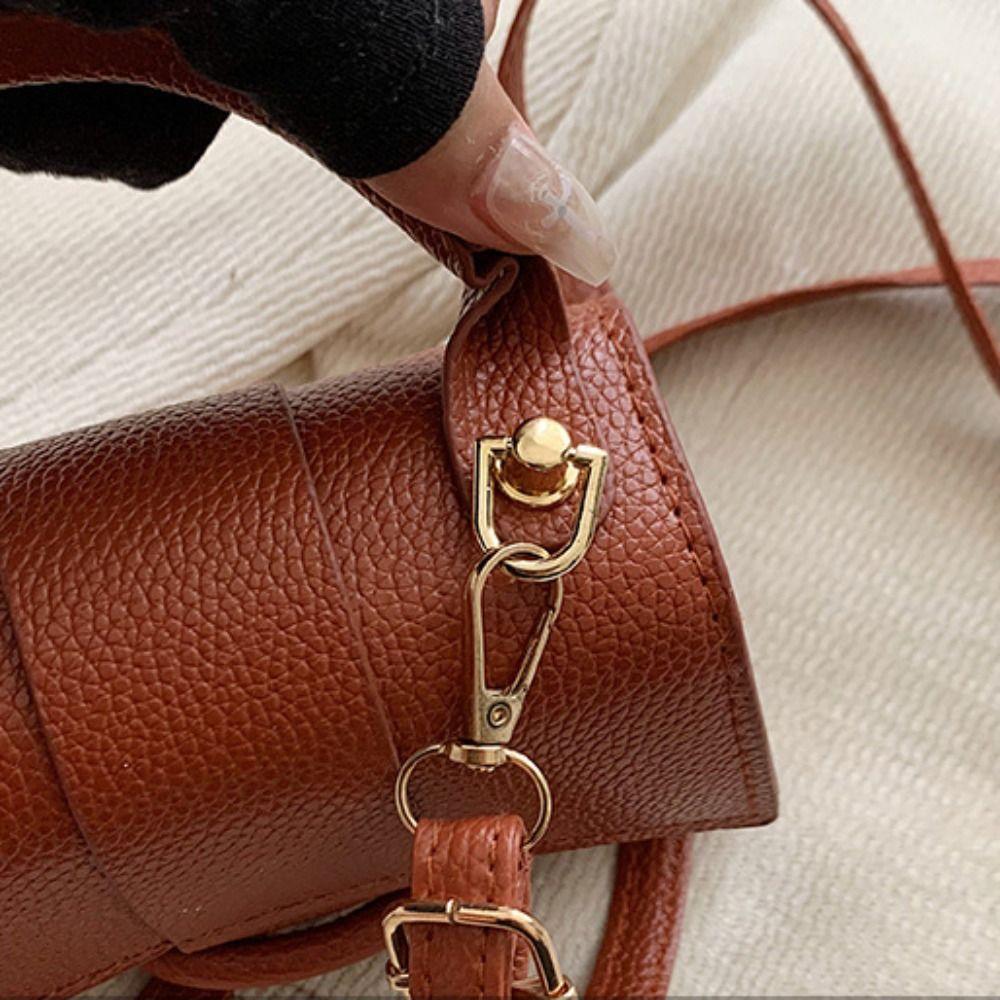 Solid Color Mini Coin Purse Handbag Women's Shoulder Bag Casual Chic Crossbody Bag  Women