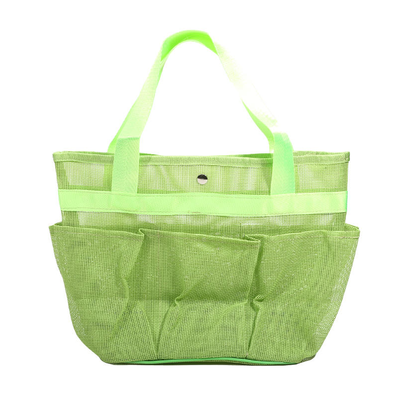 Mesh Shower Bag Hanging Toiletry Bag Portable Wash Bag Quick Dry Cosmetic Bag Shower Organizer for Bathroom Dorms Beach Camping