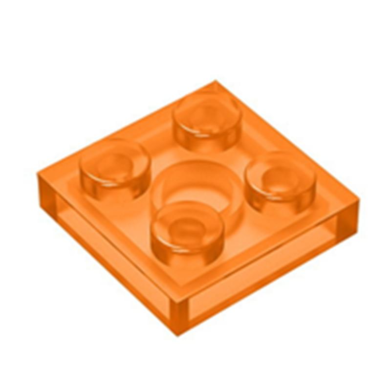 80pcs Plate 2x2 Dots Muilt-Colored Compatible with 3022 94148 Self-Locking Bricks Building Blocks Toys Accessories