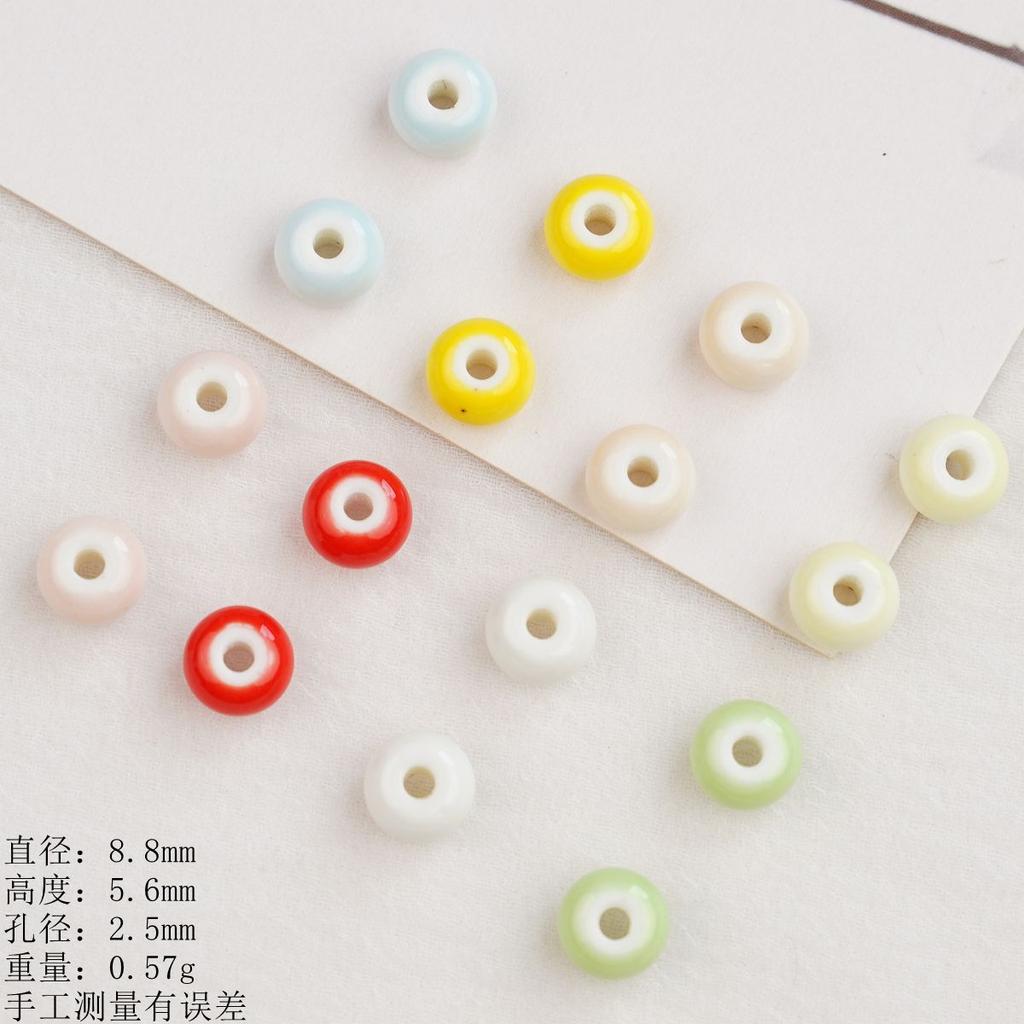 Colorful fruit green abacus beads fresh tire loose beads beaded accessories handmade DIY manufacturer