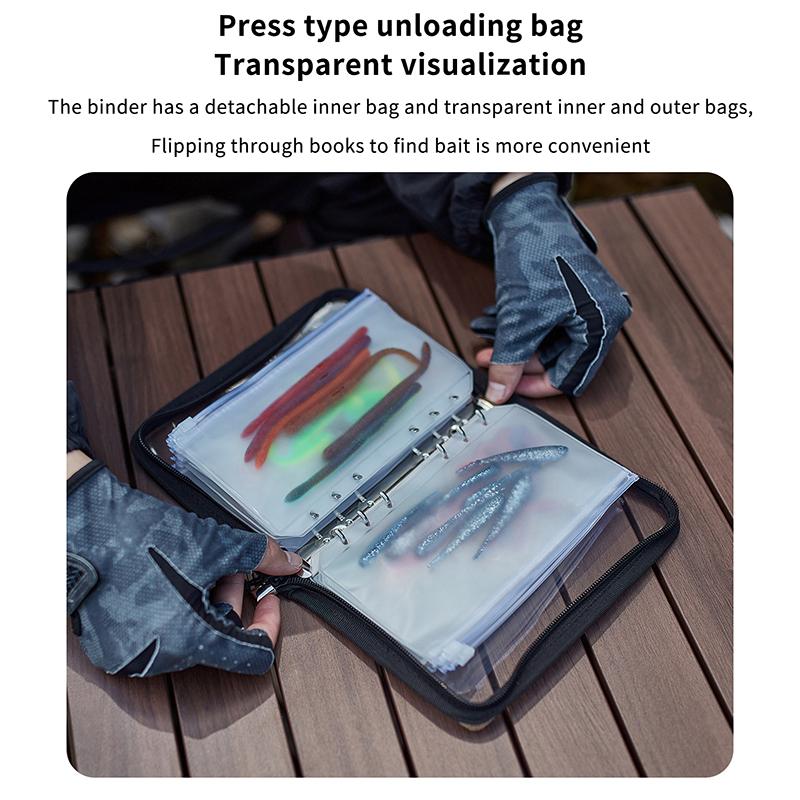 Luya Transparente Ködertasche PVC Innentasche Unterteilt Wasserdichte Aufbewahrungstasche Angelzubehör Sortierer Aufbewahrungstasche
