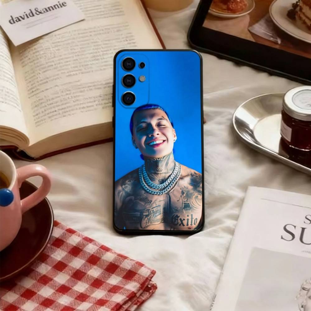 

Singer Blessd Cantante Phone Case For Samsung S25,S24,S21,S22,S23,S30,Ultra,S20,Plus,Fe,Lite,Note,10,Soft Black Cover Samsung S21Ultra