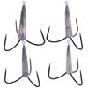 Super Sharp Huge Treble Hooks Round Bend Treble Huge Fishhooks Three Hook Wild Fishing