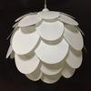 Lotus Flower Lampshade Nordic Style Lamp Protection Lampshade White Decorative Light Cover for Kitchen Bedroom Decor