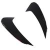 Pair of Rear Bumper Air Vent Spoiler Splitter Glossy Black Replacement for Benz CLS‑Class C257 AMG‑Line CLS53 2018 and