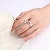 Personalized  Sterling Tone Eternity Rings Women Engraving Infinity Rings Nuptial Bridal Promise Rings For Her (Ri103717 )Trendy Rings