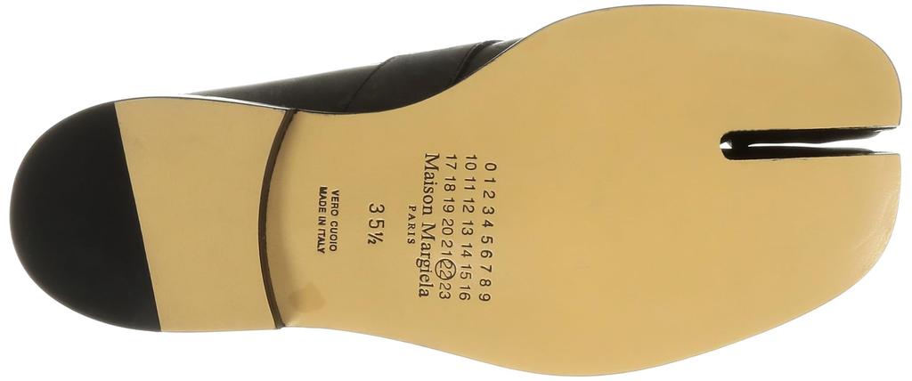 Maison Margiela Tabi Size cm cm Loafers, S39WR0021, Women's, Black, 25.0 - 25.5 [Used]