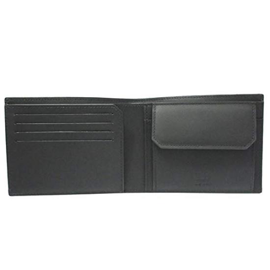Dunhill Herren Signature 4 Kartenfächer & Münzfach Geldbörse Bifold Wallet, Schwarz, DU21R2320LT 001