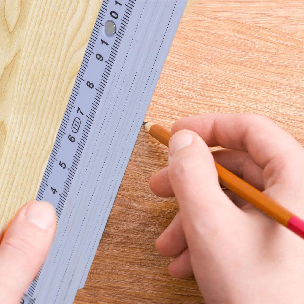 Portable 1 Meter Foldable Ruler with Metal Rivets Engineering Measurement Device for Home Renovation & Classroom Use
