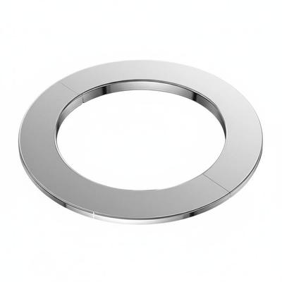 Split Escutcheon Plate Easy Installation Stainless Steel Escutcheon Plate Peel-and-Stick Pipe Collar Long-Lasting for Kitchen