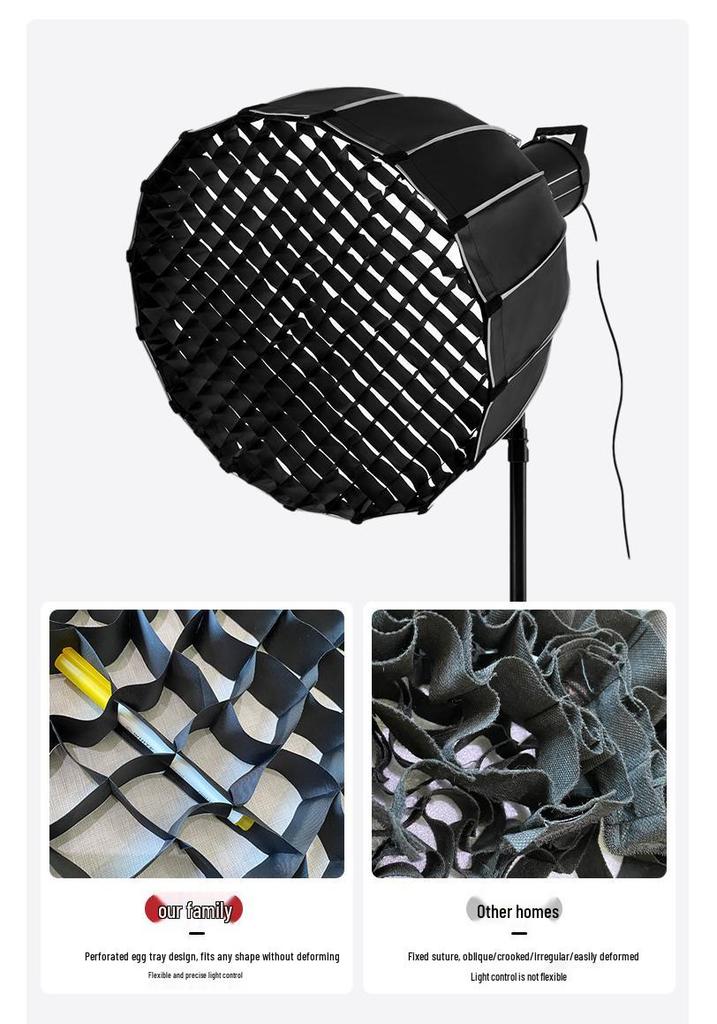 Bei Yang Quick Release 90 Deep Parabolic Softbox with Egg Crate