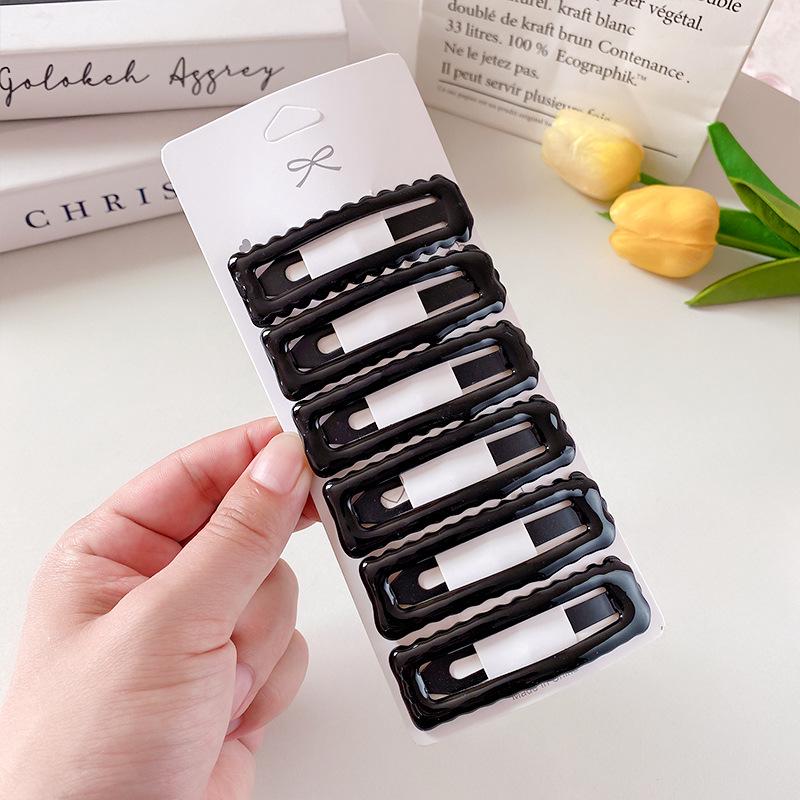 Morandi Series Heart Bang Clips - Versatile Hair Accessories for Women