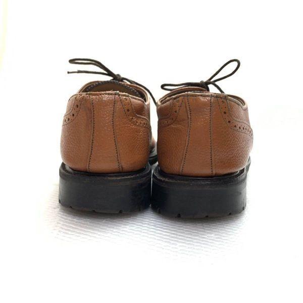 ITSHIDE England Goodyear Welt Full Brogue Wingtip Command Sole Shoes Brown 26.5-27.5(USED)