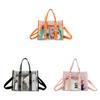 Pvc Transparent Beach Bag With Inner Zipper Pocket For Summer Outings