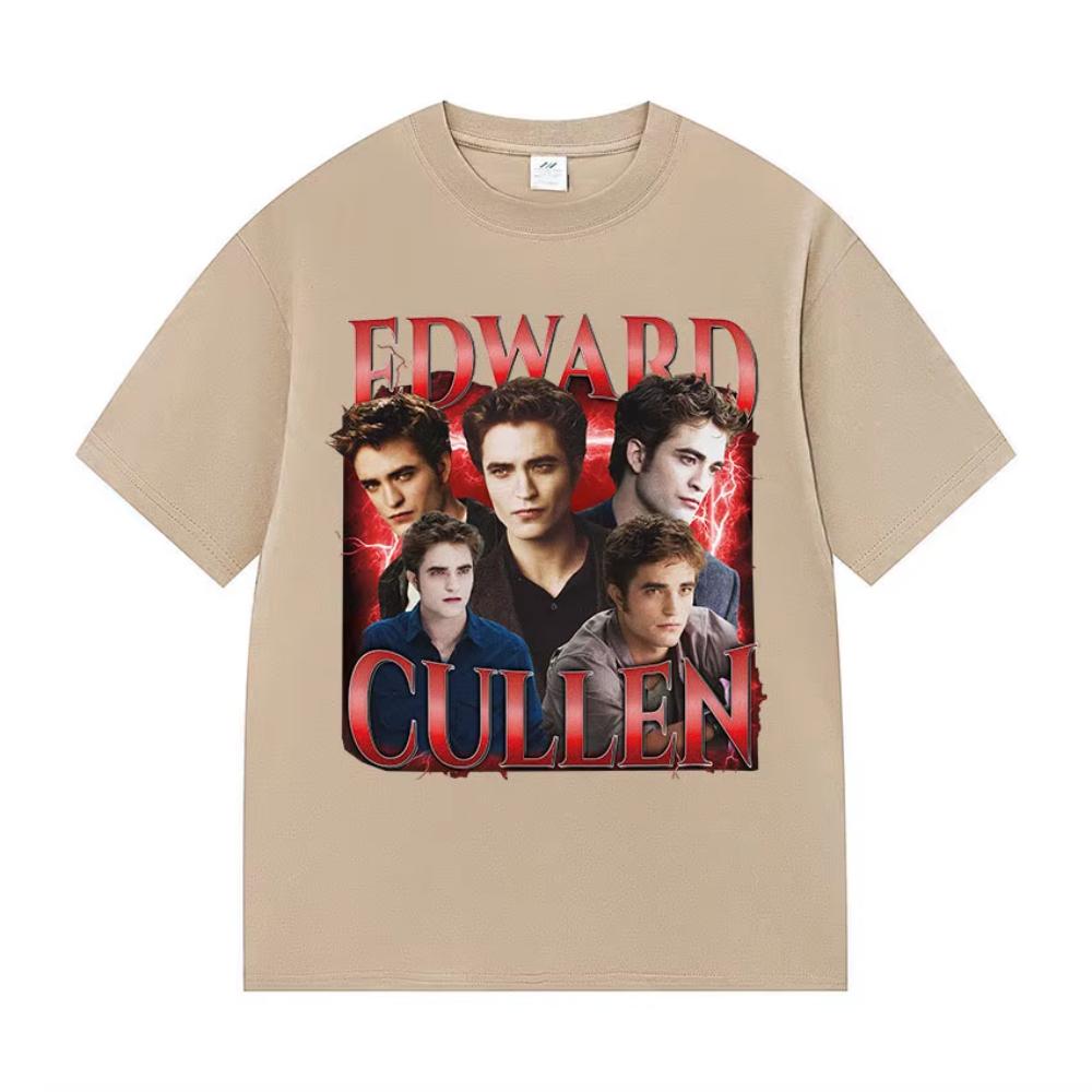 Limited Twilight Eggward Cullen Graphic T Shirts Unisex Women Harajuku High Quality Retro Tshirt Clothing Oversized Cotton Tshirt