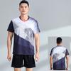Quick Dry Badminton Set Men Women Breathable Sportswear Tennis Pickleball Volleyball Training Competition Team Uniform