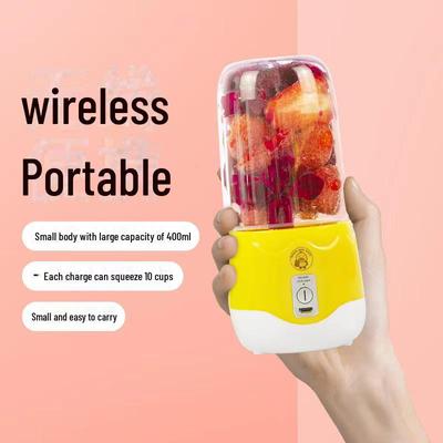 Portable USB Charging Juicer Cup - Multifunctional Mini Household Food Processor