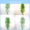 Faux Green Ivy Wall Hanging With Silk Leaves For Home Interior And Photography
