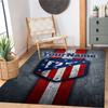 Atletico Madrid Personalized Text Carpet Design for Dining Room Hallway Outdoor Playrooms Antislip Carpet Anime Office Decor Best for Christmas