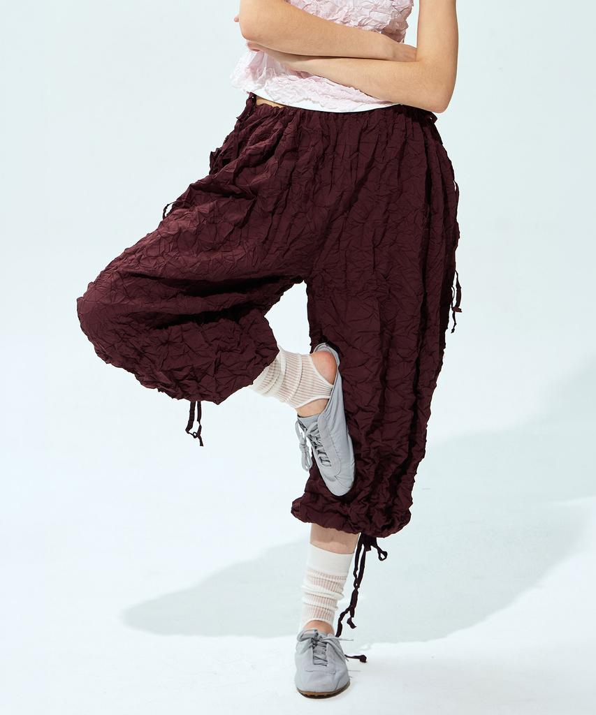 Waiowai Wrinkle Harem String Pants_2 Colors