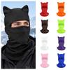 Sun Protector Cat Ear Face Mask Soft Neck Gaiter Fashion Sunscreen  Masque  Summer