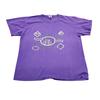 Jerzees Shirt Mens Large Purple Seattle Washington Skyline Graphic Tee Travel Unisex T-Shirt