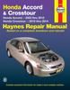 Kniha Honda Accord (2003-2012) & Crosstour (2010-2014) Haynes Repair Manual (USA) : 2003-14