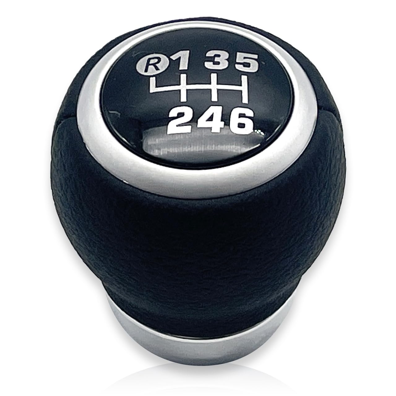 

[MelHome] 6-speed car manual gear stick shift knob head 6mt (back gear upper left, black) [parallel import goods] чёрный