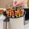 Space Saving Grill Detachable Vertical Barbecue Skewer Bracket Baking Needle Practical BBQ Tool Air Fryers Accessories
