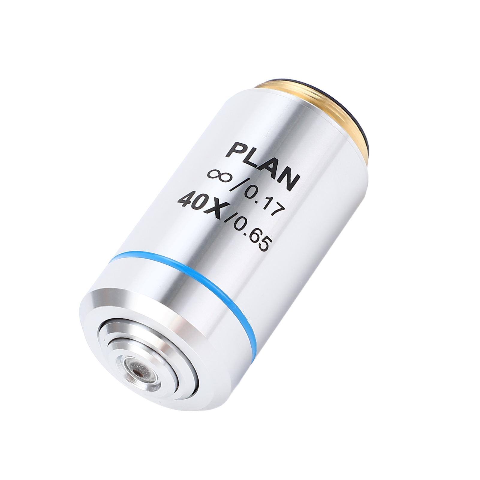 

Об єктив Infinity 40X Широке поле зору Висока пропускна здатність Об єктив мікроскопа 195