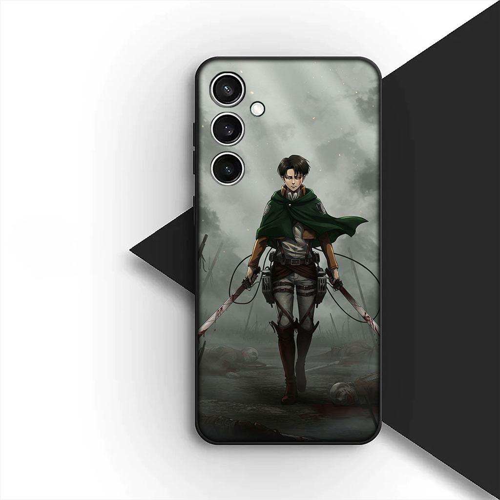 Cover Attack On Titan Levi Eren Jaeger for OPPO A40 A80 A60 A38 A79 A15 A16 A17 A18 A58 A78 A57 A53 A40M 4G 5G Phone Case